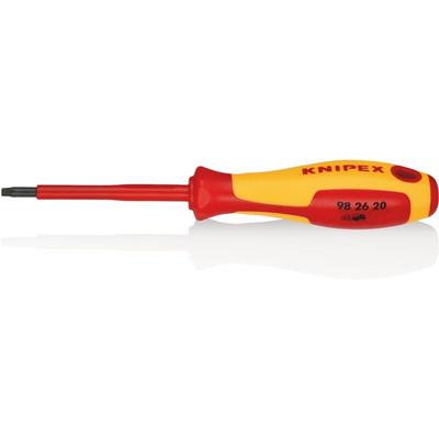 Knipex - 98 26 20 Schraubendreher für Torx®-Schrauben isolierender Mehrkomponenten-Griff,