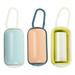 Tinksky 3 Pcs/1 Pack Portable Dog Waste Poop Bags Dispenser Pet Trash Bag Container with 45 Trash Bag for Pets Outdoor (Pink Blue/Green White/Blue White Each 1pc)