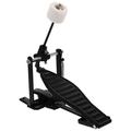 Tinksky Drums Pedal Black Aluminum Alloy Children Rack Drums Pedal Set with Drum Stick & Drum Key