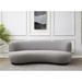 SAFAVIEH Couture Stevie Boucle Curved Back Sofa - 89.8" W x 40.2" L x 29.9" H