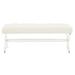 SAFAVIEH Couture Tourmaline Tufted Acrylic Bench. - 48"x18"x18". - 48" W x 18" L x 18" H