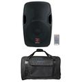 Rockville BPA12 12 Bluetooth 600 Watt DJ PA Speaker+Carry Bag