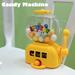 JUNWELL 1pcs Mini Gashapon Machine Children Toys Capsules Party Bag Fillers Toy Egg Coin-Operated Children Birthday Party Bag Fillers Toy Yellow