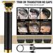 Trimmer and Hair Clipper 7-Piece Vacuum Haircut Kit Easy Cleanup Black