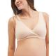 Motherhood Maternity Damen Wrap Front Nursing Sleep Bra BH, Nude, Large