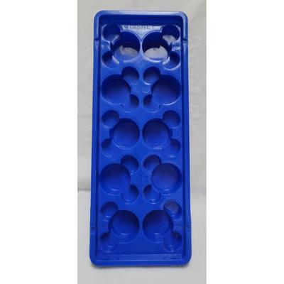 Disney Kitchen | Disney Mickey Mouse Head Ice Cube Tray Rigid Plastic Juice Jello Mold - Blue | Color: Blue | Size: Os