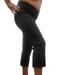 Adidas Pants & Jumpsuits | Adidas Mid Calf Yoga Pants. Mid Rise, Falls Below Belly Button | Color: Black | Size: L