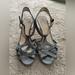 Coach Shoes | Coach Sandals/Heels, 7.5, Metallic/Silver | Color: Silver | Size: 7.5