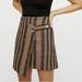 Free People Skirts | Free People It's A Wrap Asymmetrical Skirt | Color: Black/Brown | Size: M