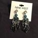 Nine West Jewelry | Chandelier Style Earrings By Nine West | Color: Black/Blue | Size: 2 1/2” Long