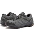 HI-TEC Ravus Low Hiking Shoes for Men, Lightweight Breathable Outdoor Trekking and Trail Shoes, Sizes 8 to 13, Dark Grey, 7.5 UK