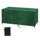 Garden Furniture Covers 280x160x75cm Green Patio Rattan Furniture Protective Cover, Garden Table Cover Outdoor Waterproof, 420D Oxford Fabric UV Resistant Furniture Set Covers for Table Chair Sofa