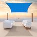 Colourtree Customize Square 12' x 12' Sun Shade Sail, Stainless Steel in Blue | 156 W x 156 D in | Wayfair CTM-S-13-Blue