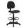 Fabric Adjustable Height Ergonomic Drafting Chair in Black Pattern