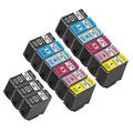 Compatible Multipack Epson Expression Photo XP-8605 Printer Ink Cartridges (15 Pack) -C13T37914010