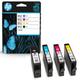 HP 912 Black and Colour Original Standard Capacity Ink Cartridge Multipack (6ZC74AE)