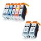 Compatible Multipack Canon BCI-3/BCI-6 Full Set +2 EXTRA Black Ink Cartridges (7 Pack)