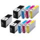 Compatible Multipack HP PhotoSmart Premium Fax C410b Printer Ink Cartridges (9 Pack) -CN684EE