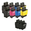 Compatible Multipack Brother MFC-5840CN Printer Ink Cartridges (11 Pack) -LC900BK