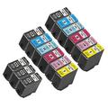 Compatible Multipack Epson Expression Photo XP-8505 Printer Ink Cartridges (15 Pack) -C13T37914010