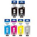 Original Multipack Epson EcoTank ET-8500 Printer Ink Cartridges (6 Pack) -C13T07A140