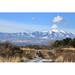 Millwood Pines Fresh Snowfall in Sandy - Wrapped Canvas Photograph Canvas in Blue/Brown | 20 H x 30 W x 1.25 D in | Wayfair