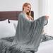 Latitude Run® Neetu Blanket Rayon/Viscose in Gray | 70 H x 50 W in | Wayfair ED081794D74843068B853A4C861904FF