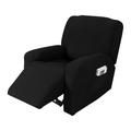 Gecheer 4 Separate Piece Stretch Recliner Chair Cover Home Bedroom Living Room Sofa Cover Soft Protector Only Cover