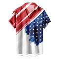 Fanxing Mens American Patriotic Flag Polo Short Sleeve Shirt Men s Button Down Shirts Patriotic Performance Golf American Flag Classic Fit Polo Shirt M L XL XXL XXXL XXXXL