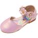 Toddler Baby Girls Sandals Pearl Sequin Rhinestone Bow Princess Shoes Dance Shoes Summer Non Slip Flat