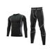 2PCS/Set Fast Drying Compression Sportswear for Children 28 Gray