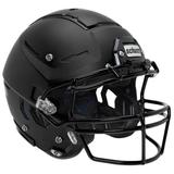 Schutt F7 VTD Adult Football Helmet with Carbon Steel Mask (Matte Black XL Black ROPO-NB)