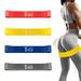 4pcs Resistance Workout Bands Booty Bands Non Slip Resistance Bands for Legs and Butt Workout Bands Exercise Bands Glute Bands for Workout Body Stretching Powerlifting Resistance Training