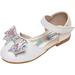 Toddler Baby Girls Sandals Pearl Sequin Rhinestone Bow Princess Shoes Dance Shoes Summer Non Slip Flat