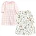 Hudson Baby Infant and Toddler Girl Cotton Long-Sleeve Dresses 2pk Enchanted Forest 2 Toddler