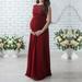 Baycosin Lace Maternity Dresses Sleeveless Photography Props Women Long Maxi Dress