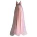 Maternity Flowing Dress Women s Solid High Waisted Rainbow Dress Maternity Long Dress Suspender Dress Stretchy Maternity Women s Pink Dress Dresses with Short Sleeves