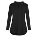 Maternity Crop Tops Women Maternity Long Sleeve Solid Color Nursing Tops Blouse For Breastfeeding Maternity Blouses for Women