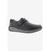 Extra Wide Width Women's Tempo Flat by Drew in Black Leather (Size 8 WW)