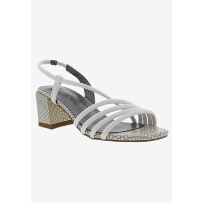 Women's Fling Sandal by Bellini in White Croc Combo (Size 9 M)