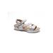 Women's Denia Sandal by Hälsa in Beige Silver (Size 10 M)