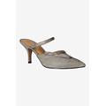 Women's Estelia Mules by J. Renee in Pewter Glitter (Size 8 M)