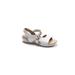 Wide Width Women's Destiny Sandal by Hälsa in White Gold (Size 10 W)