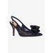 Wide Width Women's Deloris Pump by J. Renee in Black (Size 9 W)