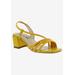 Women's Fling Sandal by Bellini in Yellow Croc (Size 6 M)