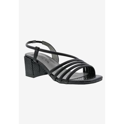 Women's Fling Sandal by Bellini in Black Croc Combo (Size 6 M)