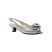 Women's Leonelle Sling by J. Renee® in Silver (Size 13 M)