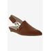 Wide Width Women's Fret Flat by Bellini in Tan Smooth (Size 11 W)