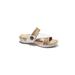 Wide Width Women's Desiree Sandal by Hälsa in White Multi (Size 11 W)