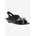 Wide Width Women's Lady Sandal by Bellini in Black Smooth (Size 13 W)